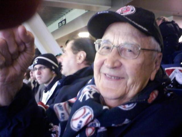 Dad at Yankee Stadium